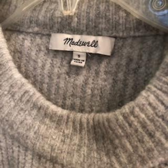 Madewell Grey Sweater Size Small - Picture 2 of 3